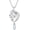 HangingStone 3, variant on 925 Sterling Silver Hanging Stone Opal Pendant Necklaces for Women