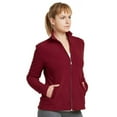 thumbnail image 3 of Womens Classic Fit Full-Zip Polar Soft Fleece Jacket With Pockets, 3 of 4