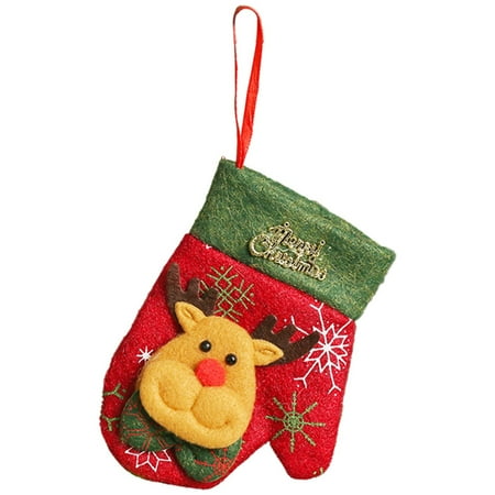 

WOXINDA Christmas Christmas Candy Small Decoration Tree Christmas Pendant Socks Bag Non-woven