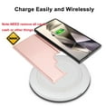 thumbnail image 4 of Galaxy S24 Ultra Plus Case, Tekcoo Galaxy S24 Ultra Wallet Case, PU Leather ID Cash Credit Card Holder Slots Magnetic Closure Kickstand Flip Slim Cover for Samsung S23 Ultra 5G [Rose Gold], 4 of 7