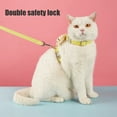 thumbnail image 5 of YIMWNYI Dog & Cat Bee Leash, Cute Corduroy Strap Vest for Small Dogs and Cats, Safe & Easy to Use, Yellow & Green, M Size (4.4-9.9 lb), 2 Pack, 5 of 6