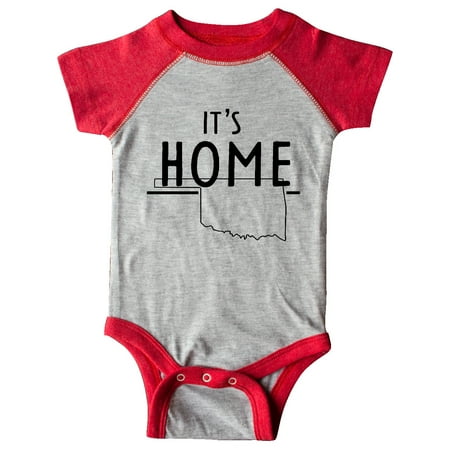 

Inktastic It s Home- State of Oklahoma outline Gift Baby Boy or Baby Girl Bodysuit