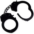 thumbnail image 2 of Paquete de 3 esposas de metal con llaves para policía, esposas negras, vestido de fiesta, cosplay para niños, 2 of 5