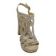 thumbnail image 1 of SANDALIA DE VESTIR LEON MUJER ORO SINTETICO 042814 LEON 042814p, 1 of 4
