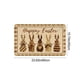 thumbnail image 3 of Decoración de Mesa de Pascua,23.6X15.7In Easter Bunny Print Decorative Doormat Decoración del hogar, 3 of 7