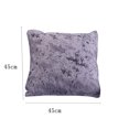 thumbnail image 3 of de almohada 18x18 pulgadas Decoración para el hogar Funda de almohada Floral 01 Gris claro Sunnimix Fundas de almohada con motivos florales, 3 of 3