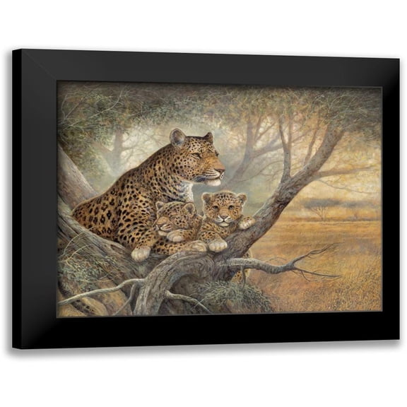 Manning, Ruane 14x12 Black Modern Framed Museum Art Print Titled - Shadow of Love