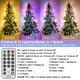 thumbnail image 2 of Luces para árbol de Navidad Decute, 300 LED, 108 pies, 11 modos, resistentes al agua, 2 of 8