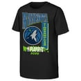 thumbnail image 2 of Youth Black Minnesota Timberwolves 2025 NBA Playoffs Hype T-Shirt, 2 of 3