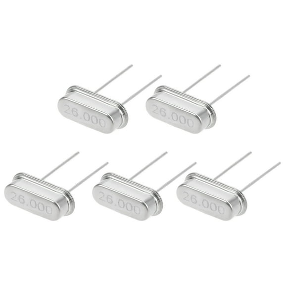 DIP Quartz Crystal Oscillators Resonators 26MHz HC-49S Replacements 5Pcs