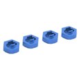 thumbnail image 2 of Adaptador de accionamiento de bujes hexagonales de rueda, 4 piezas Acoplador hexagonal de rueda de aleación de aluminio para camión RC Acoplador hexagonal de rueda de coche RC Multifuncional, 2 of 8
