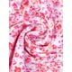 thumbnail image 5 of INSPIRAR CHIC Blusa corta de manga corta con estampado floral y fruncido en la parte delantera XL Rosa, 5 of 6