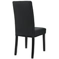 thumbnail image 4 of Modway Confer Dining Vinyl Side Chair in Black, 4 of 4