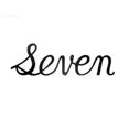thumbnail image 1 of Montague Metal Products SHN-7sm Small Script Modern House Number Seven, 1 of 1