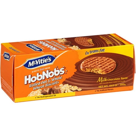 - McVitie's HobNobs Rolled Oat & Whole Wheat Biscuits, 10.5 oz, (Pack of 12)