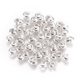 thumbnail image 1 of Iron Crimp Beads Covers Silver 4x3.5x2.5mm Hole: 1mm about 100pcs/bag, 1 of 2