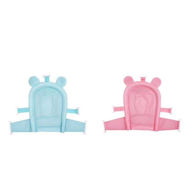 Alfombrilla para Bebé, Alfombrilla para Asiento de Almohada para Bañera, para Bebés , Azul+Alfombrilla CUTICAT Almohadilla de baño infantil