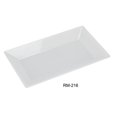 thumbnail image 1 of Yanco  Rome Rectangular Plate, White - 16 in. - Pack of 12, 1 of 1