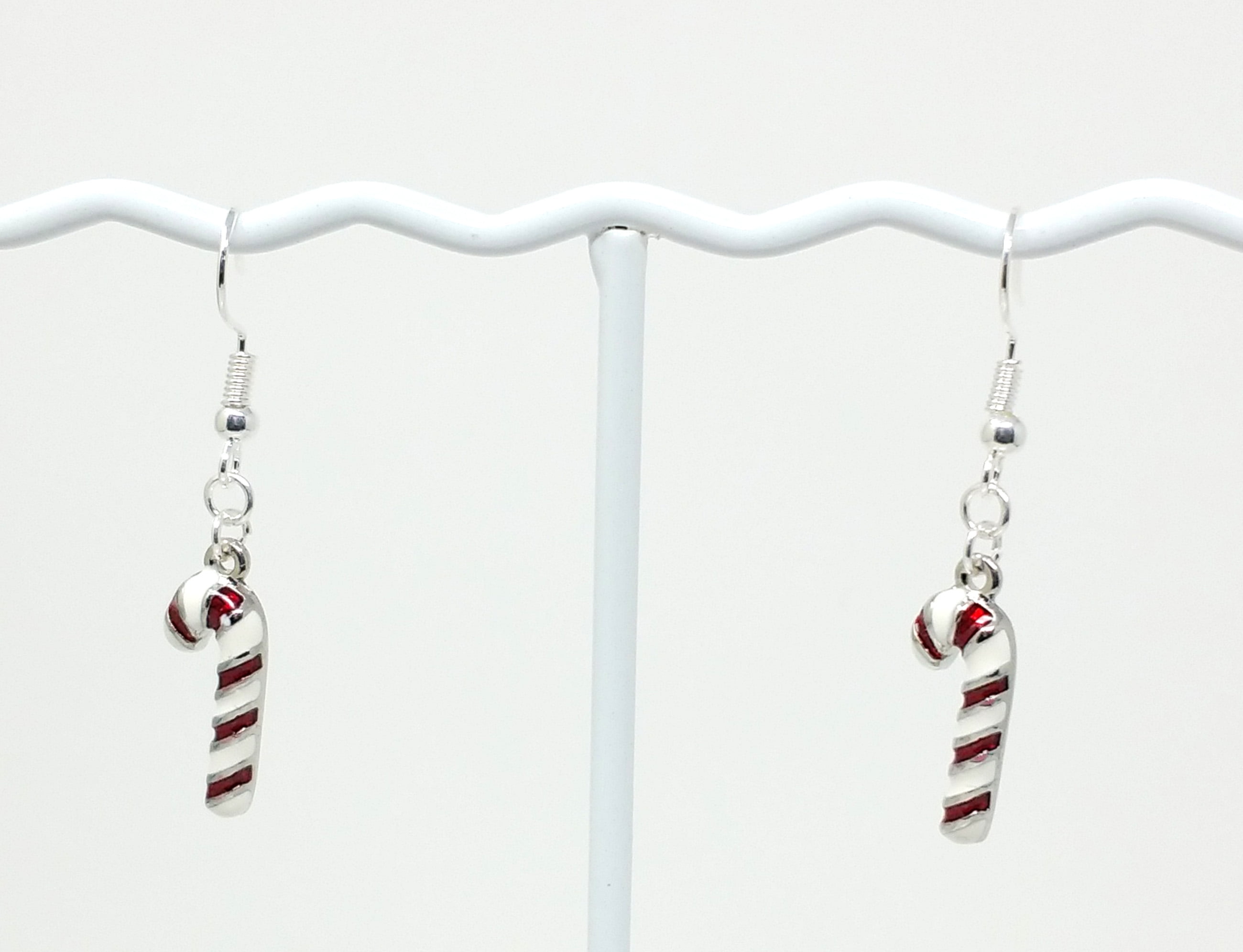 Christmas Candy Cane Earrings