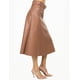 thumbnail image 2 of Falda vinipiel con cinto color Caramelo AMAD Casual para mujer talla S, 2 of 5
