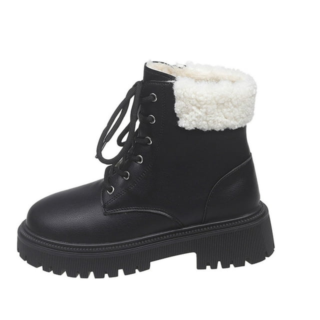 Bottes d'Hiver pour Femmes Mollet Grand Décontractées Intérieur/extérieur