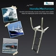 thumbnail image 6 of Marine City 4-Step Under Platform Ladder, 316 Stainless Steel, Telescoping Retractable Handrail, for Boats, Yachts, Marines & Ships Pack of 1, 6 of 7