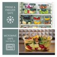 thumbnail image 4 of Set de recipientes para comida COOK WITH COLOR Premium, 32 unidades Vidrio borosilicato, 4 of 7