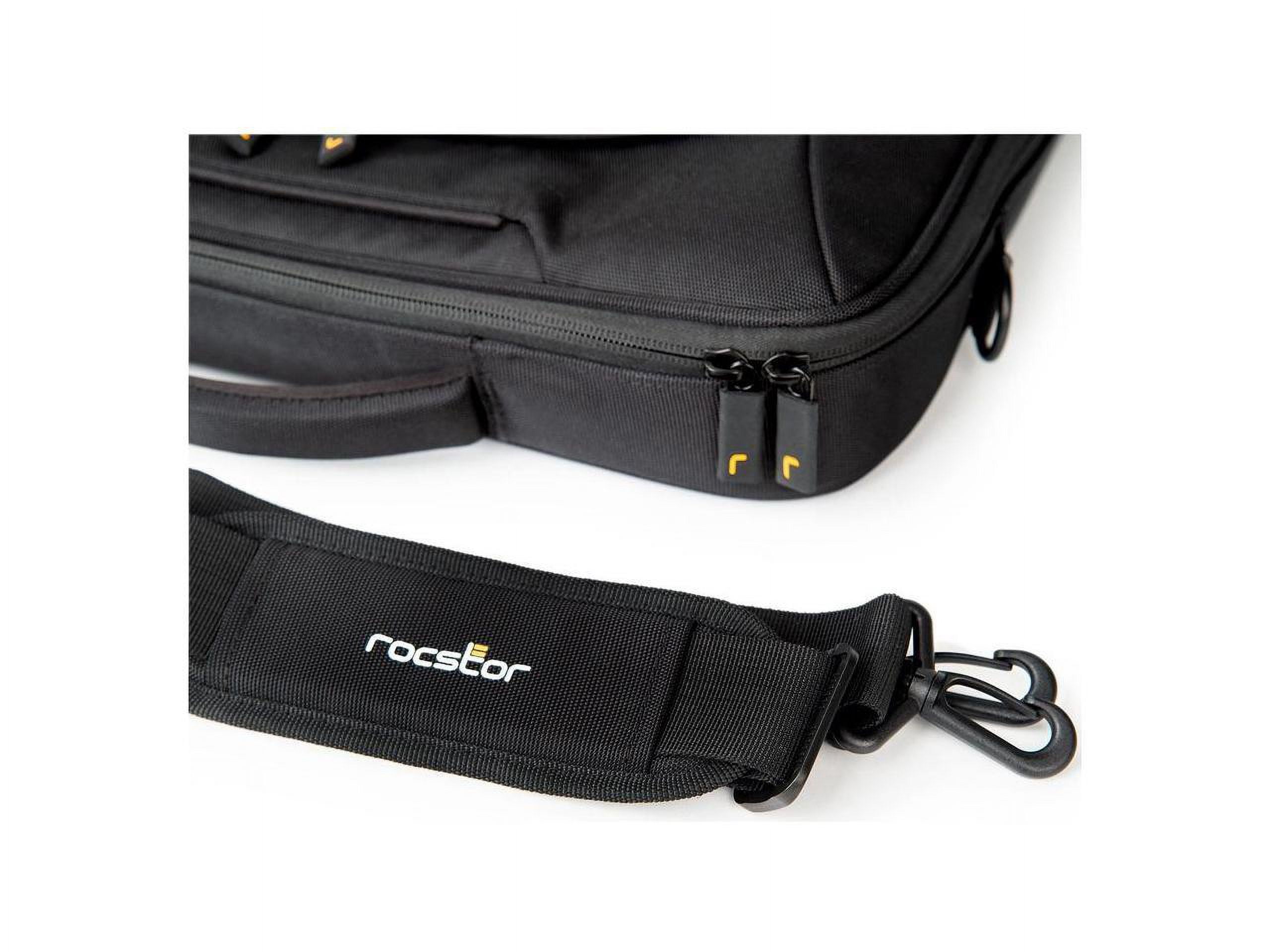 Rocstor Premium 13" & 14" Professional Toploading Universal Briefcase Laptop Case - Weather & Water Resistant - RFID Blocking Pocket - Lightweight - Exterior 1200D Polyester & Interior 210D Polyest...