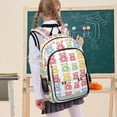thumbnail image 7 of FORMRS Unisex School Backpack 17" Student Travel Bag with Laptop Compartment, Gummy Bear Pattern, 7 of 7