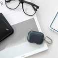 thumbnail image 3 of [Gris carbón] Estuche con mosquetón compatible con Apple [AirPods Pro] | Protección de grado militar contra impactos, resistente a rayones, carga inalámbrica, 3 of 4