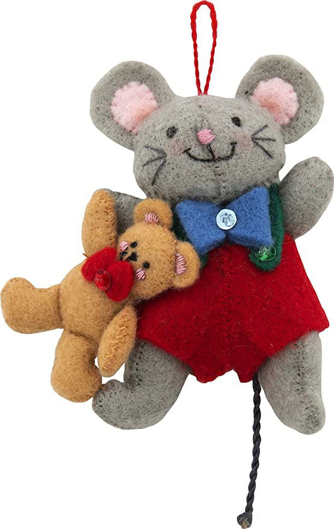 Bucilla Felt Applique DIY Christmas Keepsake Ornament Kit, The Night before Christmas, Set of 6