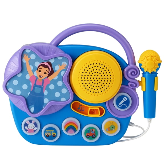 eKids Ms Rachel Karaoke Microphone with Boombox For Fans of Ms Rachel Toys