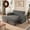 Dark Gray-2 Seaters Bigger, variant on Space-Saving 70.9" Convertible Sofa Bed, Multi-Position Recliner Futon with Adjustable Backrest & Removable Armrest for Small Apartment Living Room, Dark Gray