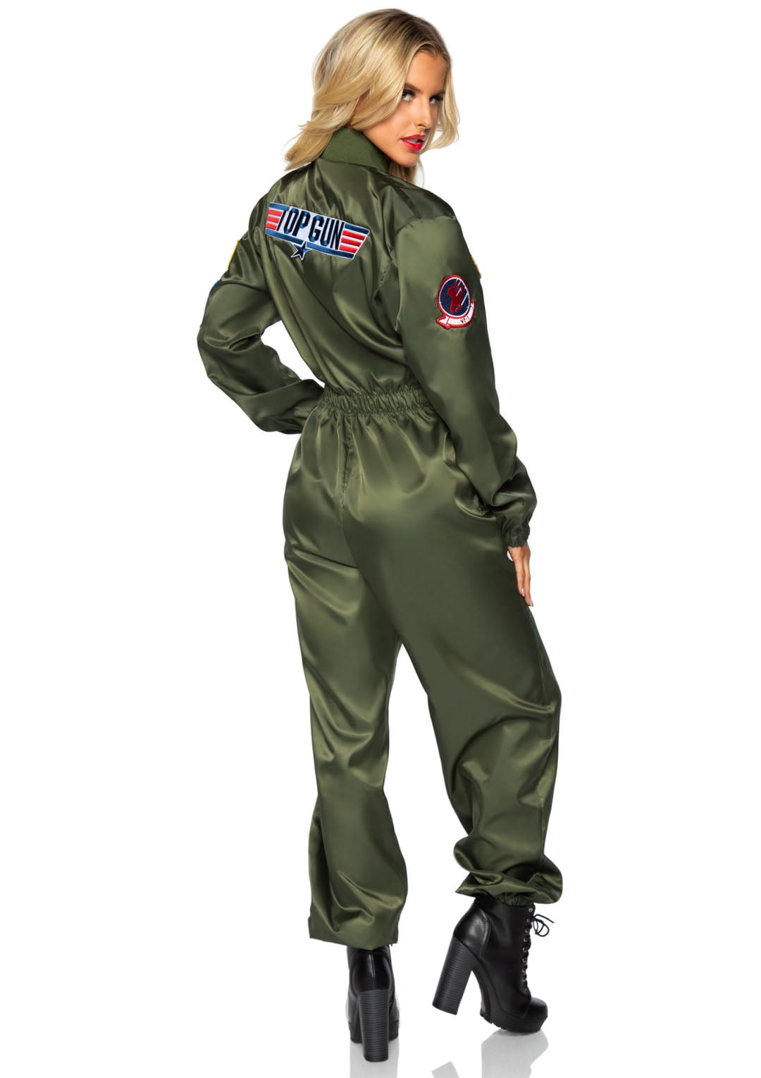 Leg Avenue Women's Official Licensed Top Gun Costume Parachute Flight Suit
