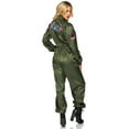 thumbnail image 2 of Leg Avenue Women's Official Licensed Top Gun Costume Parachute Flight Suit, 2 of 4
