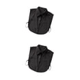 thumbnail image 2 of Sonducket Cuello falso de Color sólido para niñas, media camisa falsa de gasa, solapa decorativa desmontable, accesorio de ropa, punto negro Punto negro 2Conjunto, 2 of 6