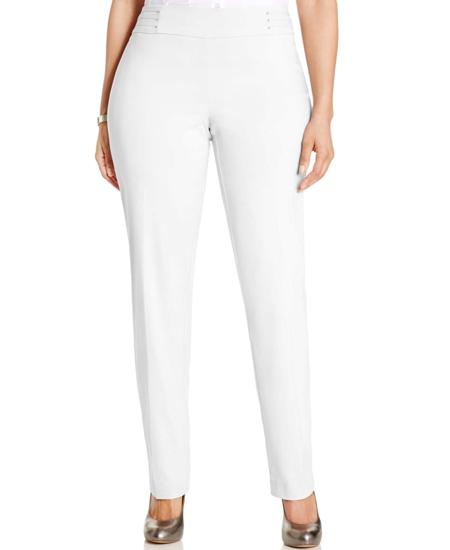 Jm Collection Womens Plus Size Tummy Control Slimleg Pants20W