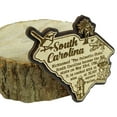 thumbnail image 4 of USA South Carolina State Map Wooden Magnet Souvenir Fridge Magnet Gift, 4 of 5
