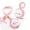 Pink, variant on KOYPTL Portable Pacifier Chains Set 2pcs,Waterproof Travel Pacifier Holder Clip Baby Pacifier Clip for Outings and Moms,Convenient Hanging Organizer Gift for Baby Strollers,Cribs,Handbags,Backpacks