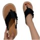 thumbnail image 4 of Sandalias planas informales de paja, zapatos de pescador, sandalias y zapatillas de estilo retro de playa, zapatos de mujer de gran tamaño Wmkox8yii  ytu8400, 4 of 8