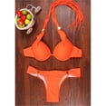thumbnail image 2 of Bowanadacles Women's Bikini Set Padded Bra Push Up Swimsuit 2 Pieces Set, 2 of 5