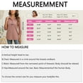 thumbnail image 5 of Aiyino Womens Tops Casual 3/4 Length Sleeve V Neck Shirts and Blouses Zipper Collar Women Polo Shirts, 5 of 8