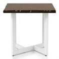thumbnail image 2 of Furniture of America Krestian Contemporary Wood End Table in Oak and White, 2 of 6