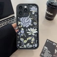 thumbnail image 3 of Funda para iPhone 16 Funda para iPhone 15 Pro Max Funda con estampado de flores para iPhone 14 13 12 11 XS XR X 7 8 Plus SE 2022 Funda, 3 of 5