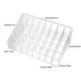 thumbnail image 3 of Wweixi Plastic Cosmetic Organizer Easy To Clean Multiple Compartments Travel Makeup Organizer Storage Stylish Appearance 40 grids 1Set, 3 of 6