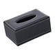 thumbnail image 4 of Funda para caja de pañuelos de piel sintética negra, dispensador de pañuelos, soporte para caja de pañuelos de papel higiénico. 20 cm x 12 cm x 85 cm, 4 of 9