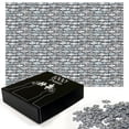 thumbnail image 2 of Ambesonne Fish Jigsaw Puzzle Durable Cardboard, Abstract Fishing Theme, 1000 pcs, Pale Blue White Grey, 2 of 5