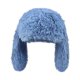 thumbnail image 5 of Gorro de peluche con orejas largas, gorro con tocado de animales de dibujos animados, gorro cálido de moda para Azul, 5 of 9