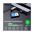 thumbnail image 3 of Adaptador de concentrador USB C, concentrador tipo C 6 en 1, con salida HDMI de 4k, 2 puertos USB, carga USB C Pd de 100 vatios, lector de tarjetas SD/TF, adecuado para MacBook/Pro/Air y más, 3 of 5