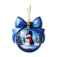 thumbnail image 2 of Qwtwty Christmas Decorations Balls with Hang Rope, Shatterproof Hanging Bauble Pendants for Xmas Tree Holiday Wedding Party Decorations, 2 of 7